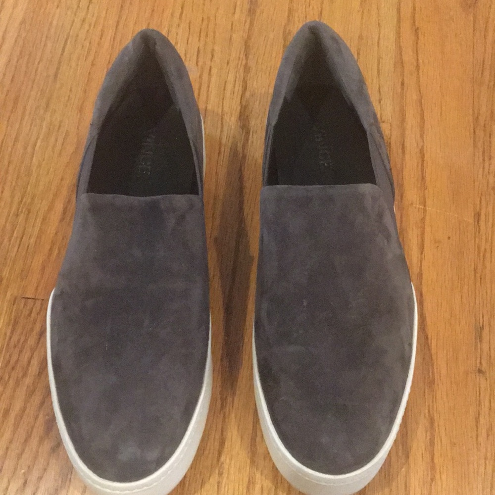 Vince Warren Suede Platform Skate Sneakers